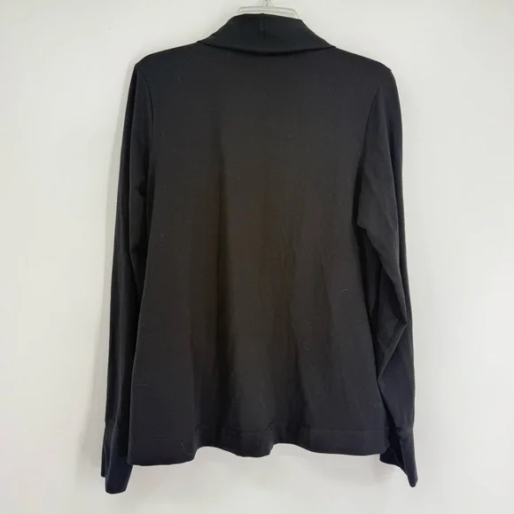 Pact Women’s Organic Luxe Essential Swing Cardigan Size L Black Sustainable - Picture 7 of 8